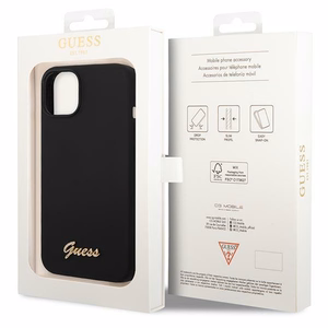 Guess GUHCP14MSLSMK iPhone 14 Plus 6.7 "must / must hard ümbris Silicone Vintage kuldne Logo