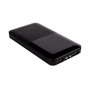 Akupank MX ROTH 10 000 mAh, 2xUSB, 10W Li-Po, must, + microUSB kaabel