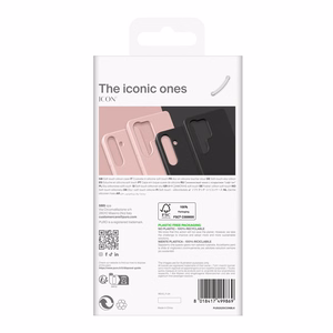 Puro Icon Silicone Ümbris jaoks Samsung Galaxy S25 - must