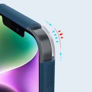 Nillkin Super Frosted Shield Pro magnetiline ümbris iPhone 14 Plus'ile MagSafe magnetiga sinine