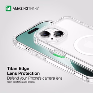 Amazing Thing Titan Edge Mag Ümbris 15FT IP156.7TEMCL jaoks Iphone 15 Plus läbipaistev