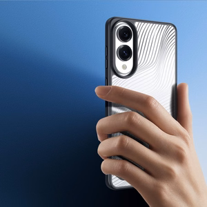 DUX DUCIS ümbris AIMO jaoks SAMSUNG S25 Edge must