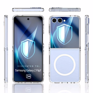 3mk Armor MagCase jaoks Samsung Galaxy Z Flip 7 - Läbipaistev