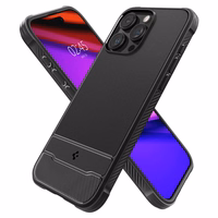 Spigen Rugged Armor Mag Ümbris with MagSafe jaoks iPhone 15 Pro Max - Matte must