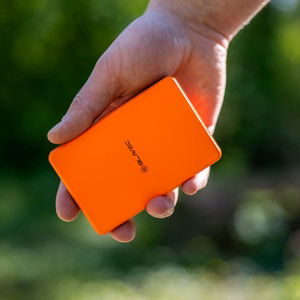 Blavec akupank 10000mAh BJ-05 Ultra Fast 16mm - Type C - Qi2.2 25W + PD 45W magnetiline induktsioon Magsafe 2 in 1 (PBBJ05-QI22MC10O) oranž alumiinium