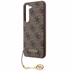 Guess 4G Charms Collection ümbris jaoks Samsung Galaxy A35 - brown