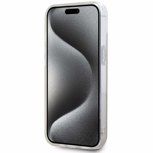 DKNY IML Mono & Stripe MagSafe ümbris jaoks iPhone 15 / 14 / 13 - roosa
