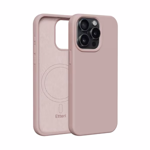 Etteri Silicone Mag ümbris iPhone 12 / 12 Pro 6,1" heleroosa
