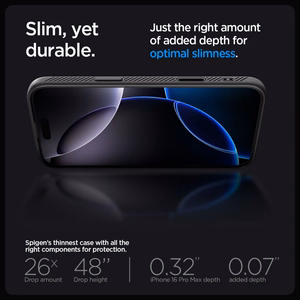 Spigen Liquid Air ”T” MagSafe Ümbris jaoks iPhone 16 Pro Max - Matt Must