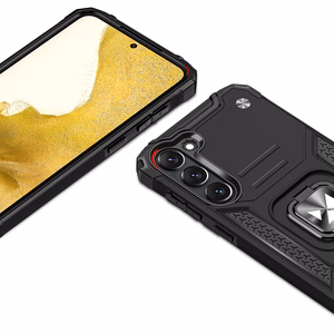 Wozinsky Ring Armor ümbris jaoks Samsung Galaxy S23 armored cover magnetic holder ring must