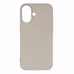 Liquid Silicone Ümbris MagSafe jaoks Samsung Galaxy S25 - Beige