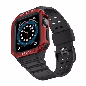 Protect Rihm Apple Watchi 38/40/41mm rihmale - must, punane