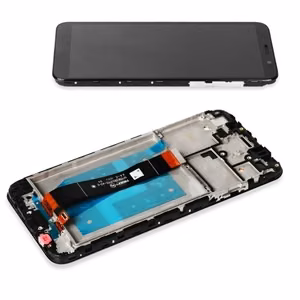LCD ekraan ühilduv Huawei Y5 2018 raamiga valge HQ