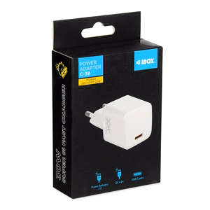 Seinaäärne laadija I-BOX C-38 PD30W, valge