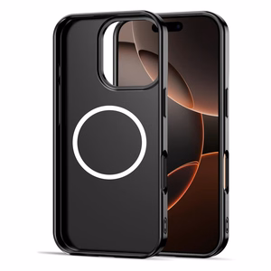 Tech-Protect Lamano MagSafe ümbris jaoks iPhone 16 Pro - must and punane