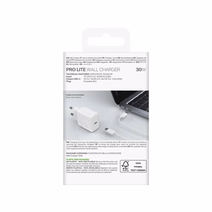 Puro PROLITE 30W USB-C Wall Laadija - valge