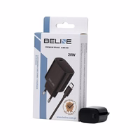 Beline Võrgulaadija 1x USB-C 20W + USB-C kaabel must PD 3.0 BLNCB20C