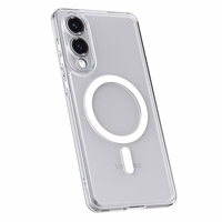 SPIGEN ümbris ULTRA HYBRID MAG compatible with MagSafe jaoks SAMSUNG S25 Edge clear valge