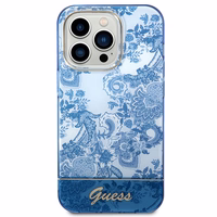 Guess GUHCP14XHGPLHB iPhone 14 Pro Max 6.7" sinine/sinine hardcase Porcelain Collection