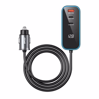BWOO CC107 PD car laadija 1x USB-C - USB-A port 30W must