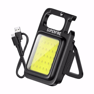 Superfire MX16 taskulamp, 600 lm, 500 mAh, USB-C, 4 modes