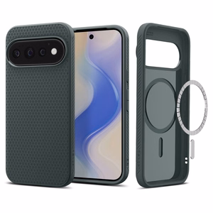 Spigen Liquid Air (Mag Fit) ümbris Google Pixel 11 Pro telefonile, roheline (Abyss Green)