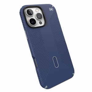 Speck Presidio2 Grip MagSafe'i ja ClickLocki toega ümbris iPhone 16 Pro Max-le, Coastal Blue/Dust Grey