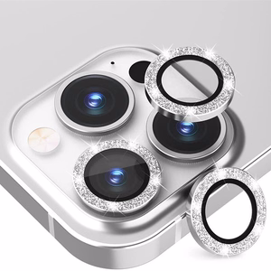 Tempered Glass HARD DIAMOND for camera (LENS) for Iphone 14/14 Plus/16e gold (lens 2 pieces)