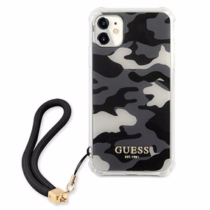 Guess GUHCN61KSARBK iPhone 11 6.1" / Xr black/black hardcase Camo Collection