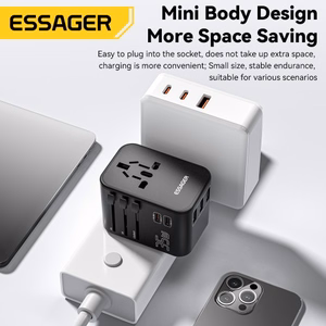 Laadija Essager Travel Global 1 Must 35W (2xPD / 3xQC3.0) (EU / US / UK)