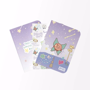 BT21 SHOOKY A6 märkmike komplekt, 3 tk