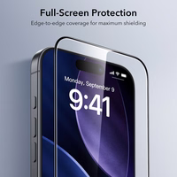 ESR UltraFit Karastatud klaas 2-pack jaoks iPhone 17 Pro - läbipaistev