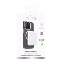 Puro Power Mag 5000mAh Powerbank MagSafe USB-C - valge