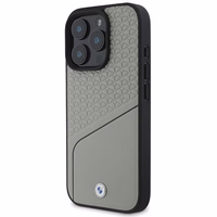 BMW Sign Leather Textured and Line MagSafe iPhone 16 Pro Ümbris - hall