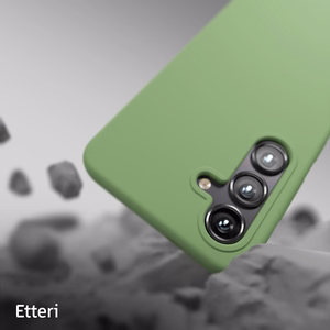 Etteri Silicone ümbris jaoks Samsung Galaxy S24 Plus light roheline