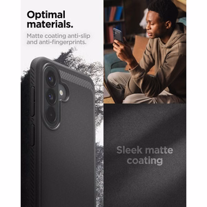 Spigen Rugged Armor ümbris Galaxy A57 5G matt must