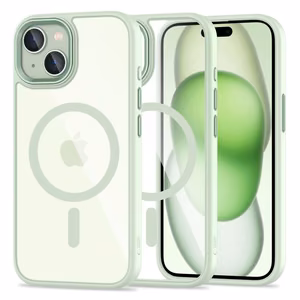 Tech-Protect MagMat MagSafe iPhone 15 Ümbris - Clear roheline