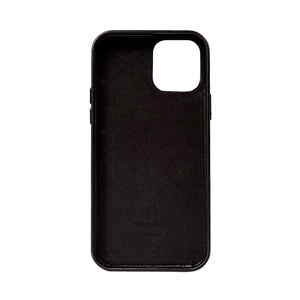 Crong Essential Cover ümbris seadmele iPhone 12 Pro Max, kunstnahast, must