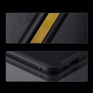 Чехол Nillkin CamShield Leather S для Samsung Galaxy S23+ с защитой камеры чёрный