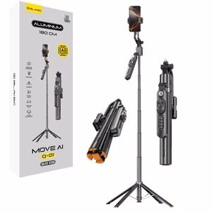 Blavec Selfie Stick Aluminium Move AI Q-01 Auto pop statiiv + kaugjuhtimispult 1,80 m (SSAQ01-APTRB180) must