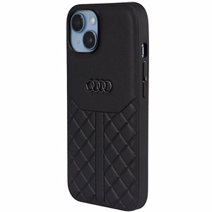 Audi Genuine Leather iPhone 14 6.1" must/must hardcase AU-TPUPPCIP14-Q8/D1-BK
