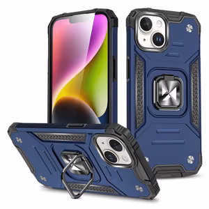 Wozinsky Ring Armor iPhone 15 Plus iPhone 15 Plus Ring Armor Ümbris - sinine