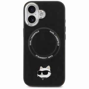 Karl Lagerfeld Choupette Pin MagSafe Ümbris jaoks iPhone 17 - Must
