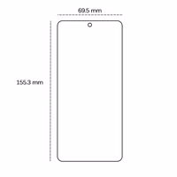 Karastatud klaas 2,5D jaoks Motorola G52 / G71s / G82 / Xiaomi 12 Lite 5G / Poco M4 Pro 4G / Poco M5s