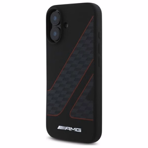 AMG Checkered Flag Pattern MagSafe iPhone 16 Ümbris - must