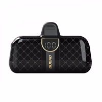 Power Bank Dudao "K20SL" Must 5000mAh + sisseehitatud Lightning ühendus