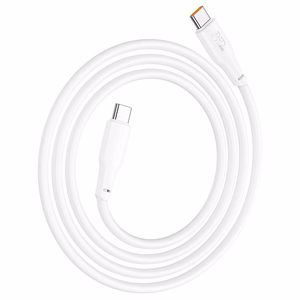 Кабель USB C - USB C Hoco 3A 100W 1 m X93 белый