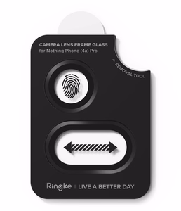 Ringke Camera Frame Protector kaameraraami kaitse, 2 tk komplekt, Nothing Phone 4A Pro jaoks, must