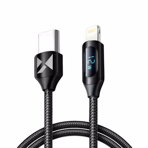 Wozinsky WUCLC1 Lightning - USB-C kaabel 36W 480Mb/s 1m - must