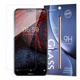 Kaitseklaas 9H kaitsekile Nokia 6.1 Plus / Nokia X6 2018 (pakend - ümbrik)